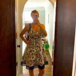 Feminine flirty garden/cocktail party dress
